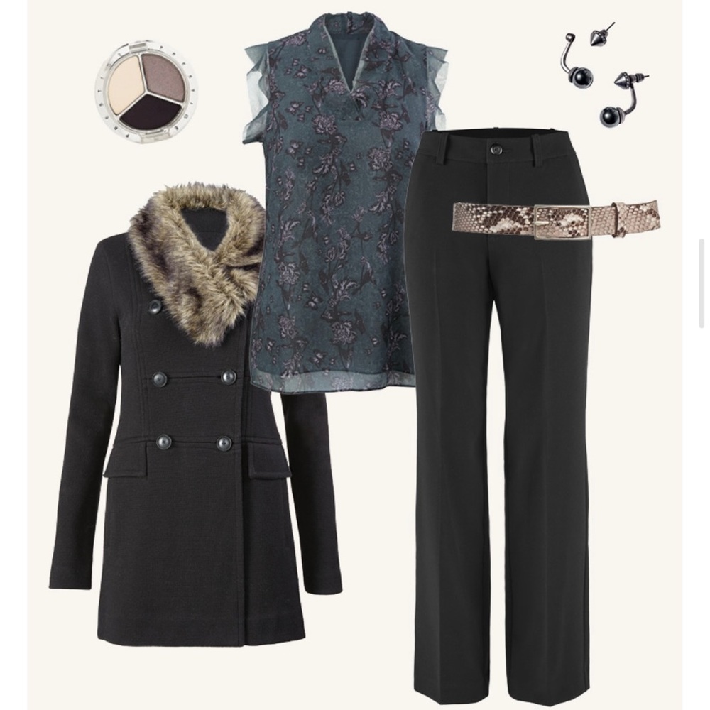 Cabi Evermore Top With Flutter Sleeves. Size Xl, … - image 3